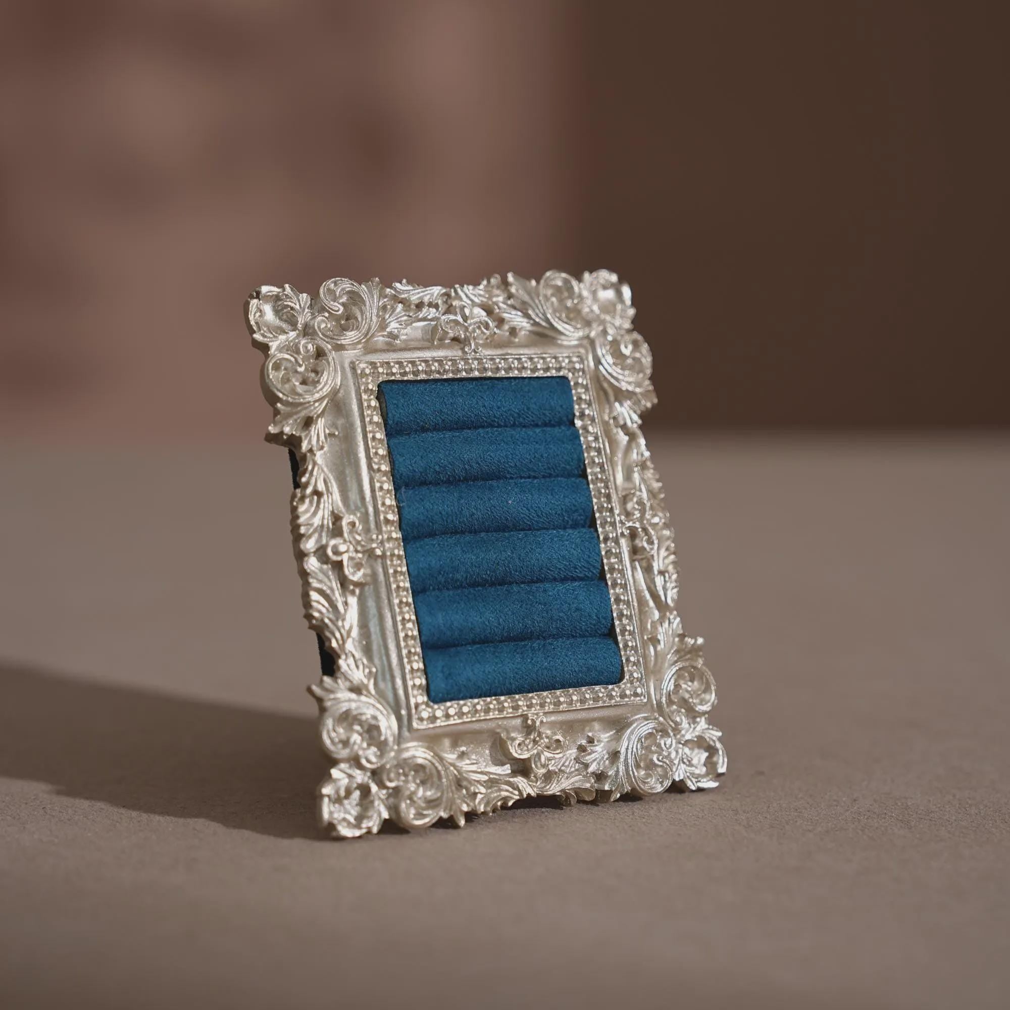 Rococo Silver Flat Lay Prop