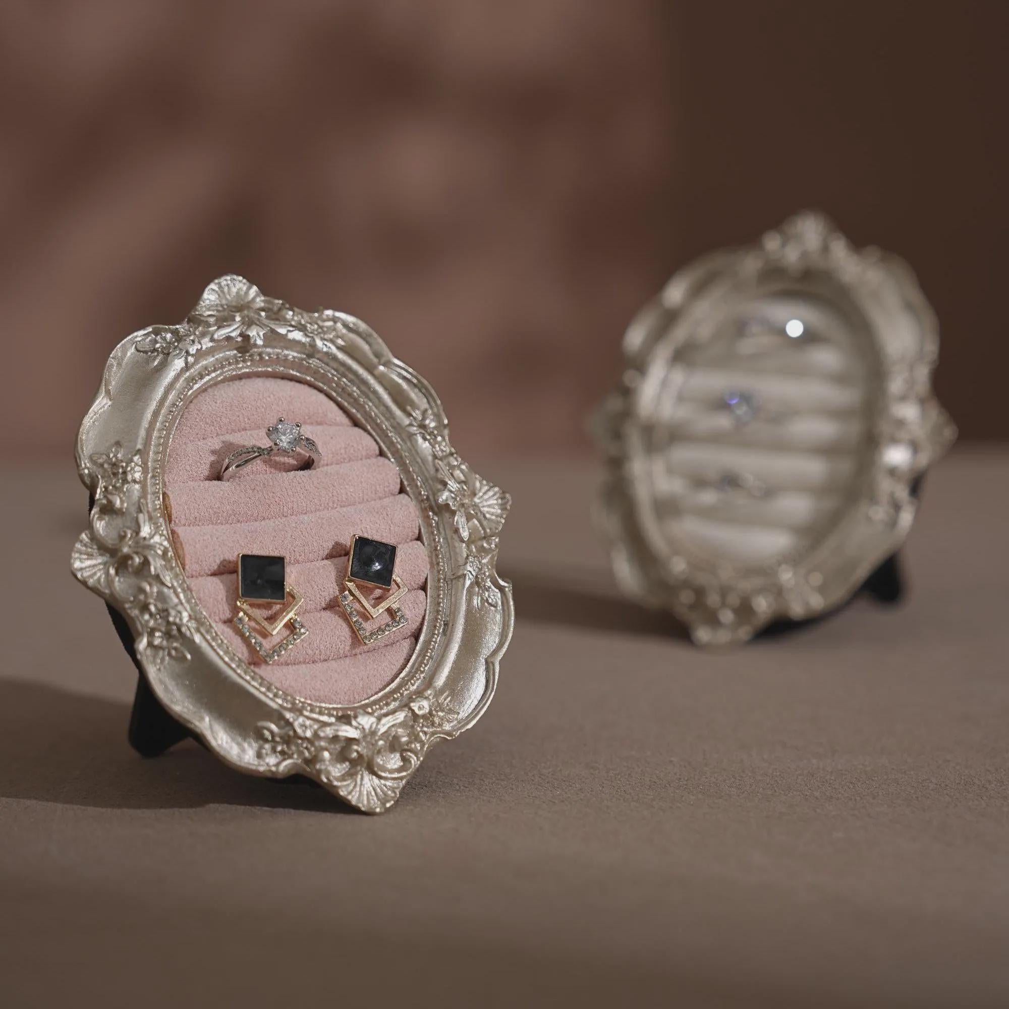 Handcrafted Silver Engagement Ring Holder