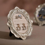 Silver Rococo Engagement Ring Stand
