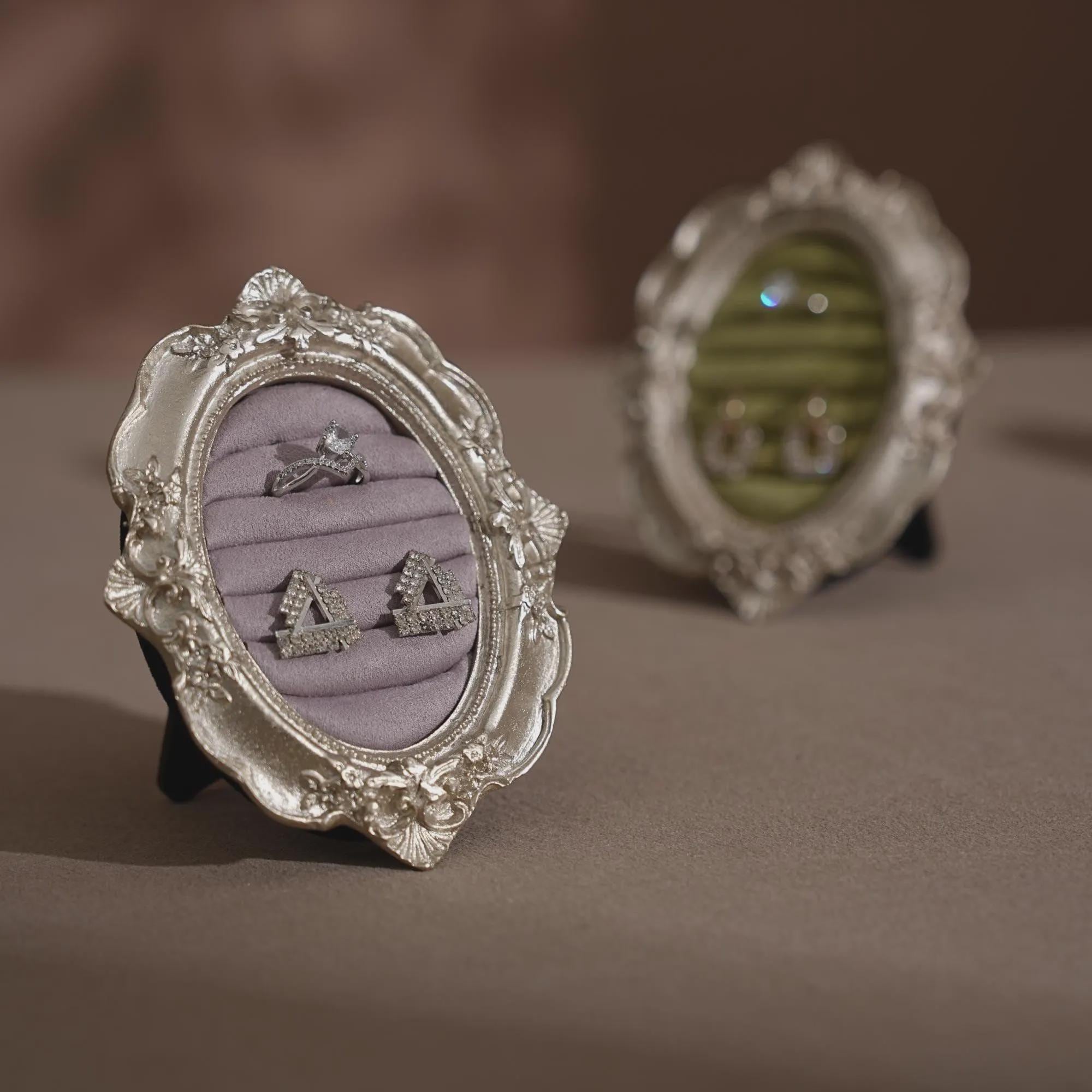 Handcrafted Silver Engagement Ring Holder