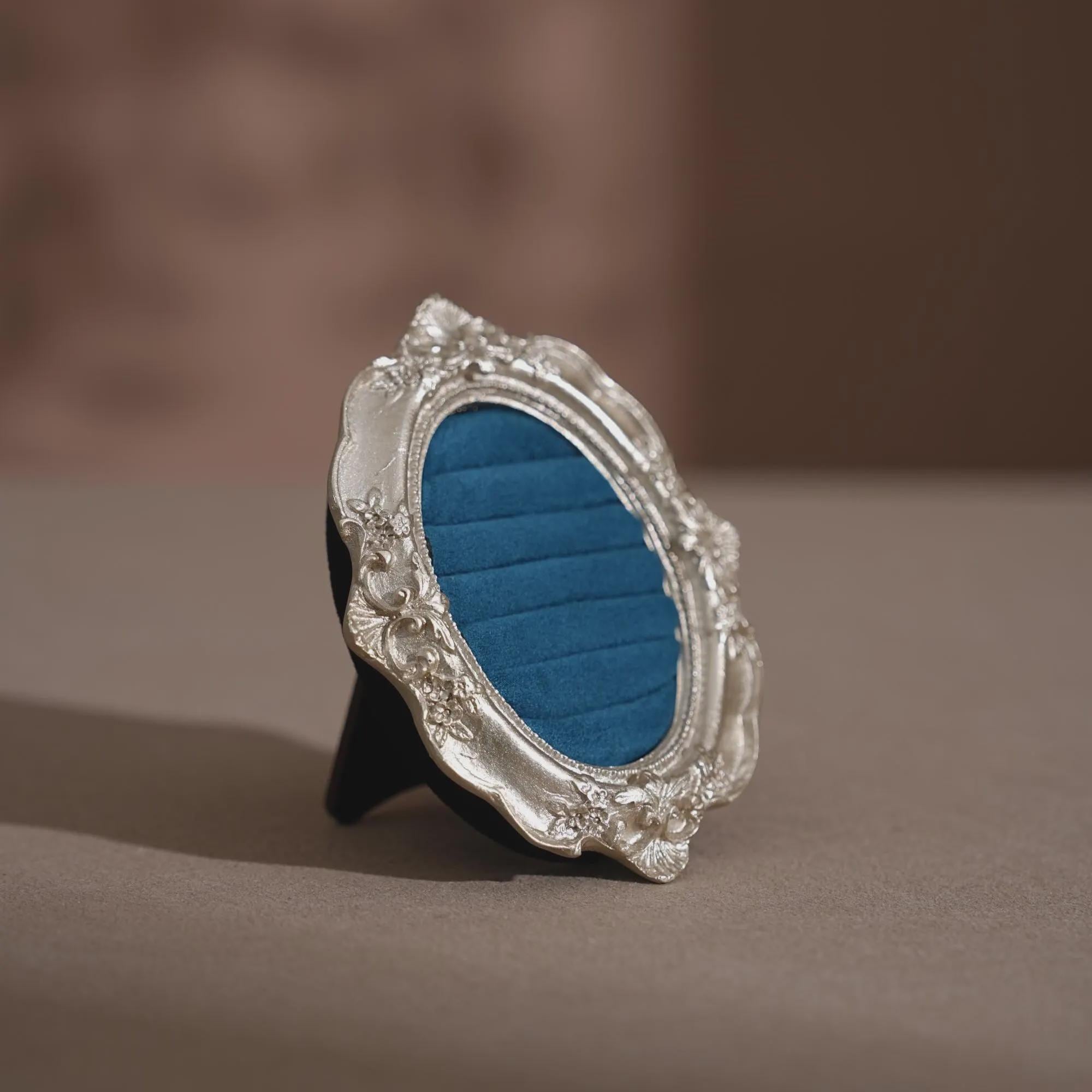 Handcrafted Silver Engagement Ring Holder