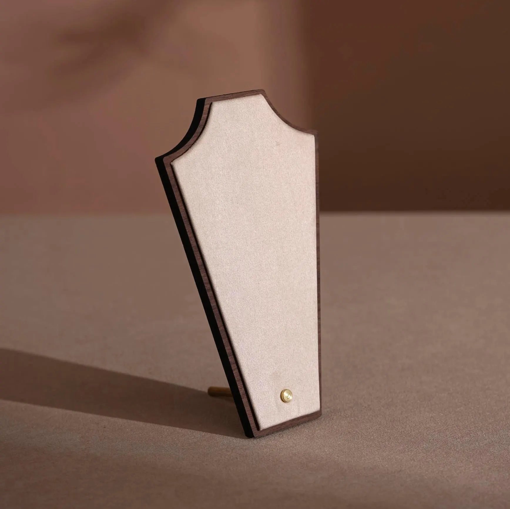 Walnut Veneer Jewelry Vendor Display Set (7-Piece) | 12 Colors