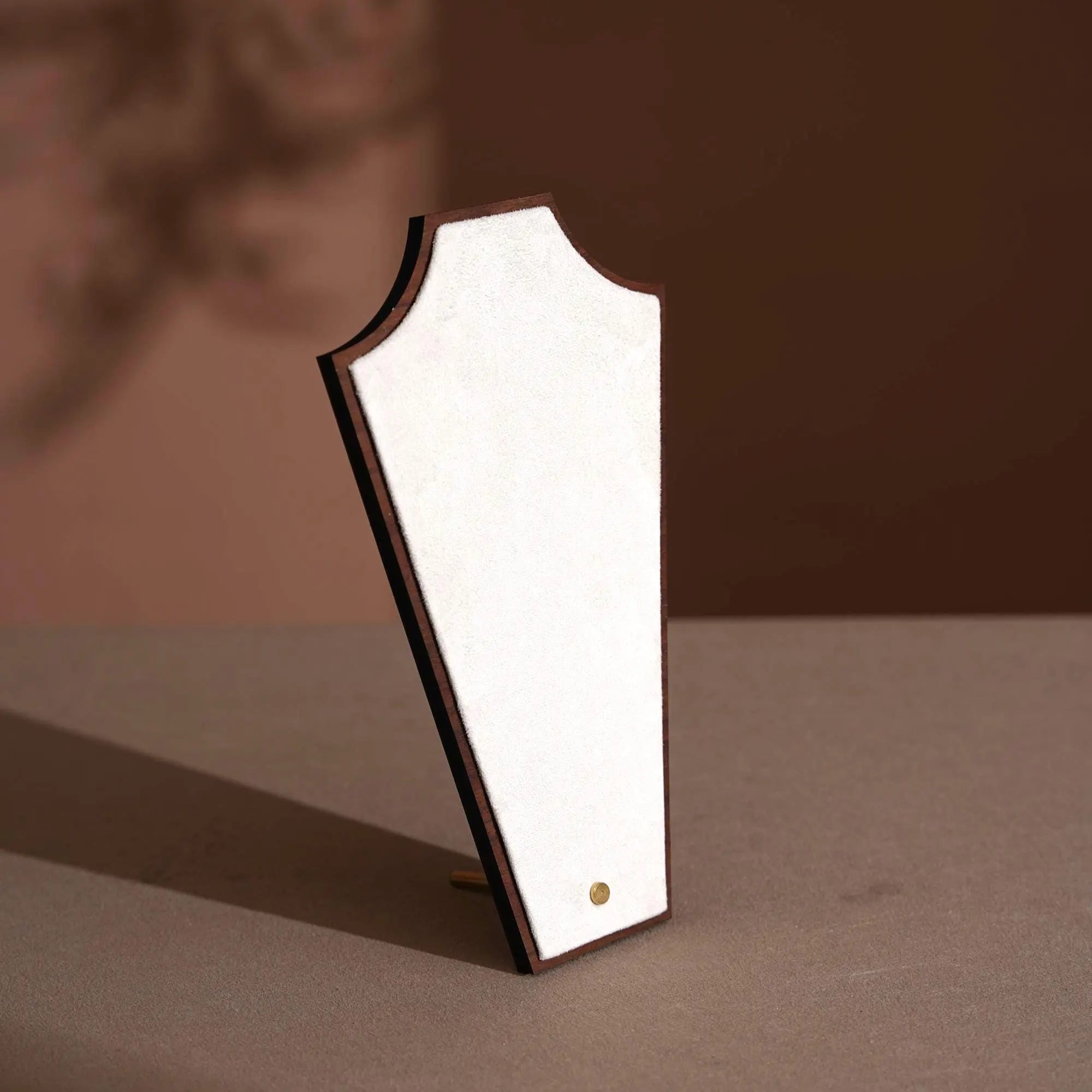 Walnut Veneer Jewelry Vendor Display Set (7-Piece) | 12 Colors