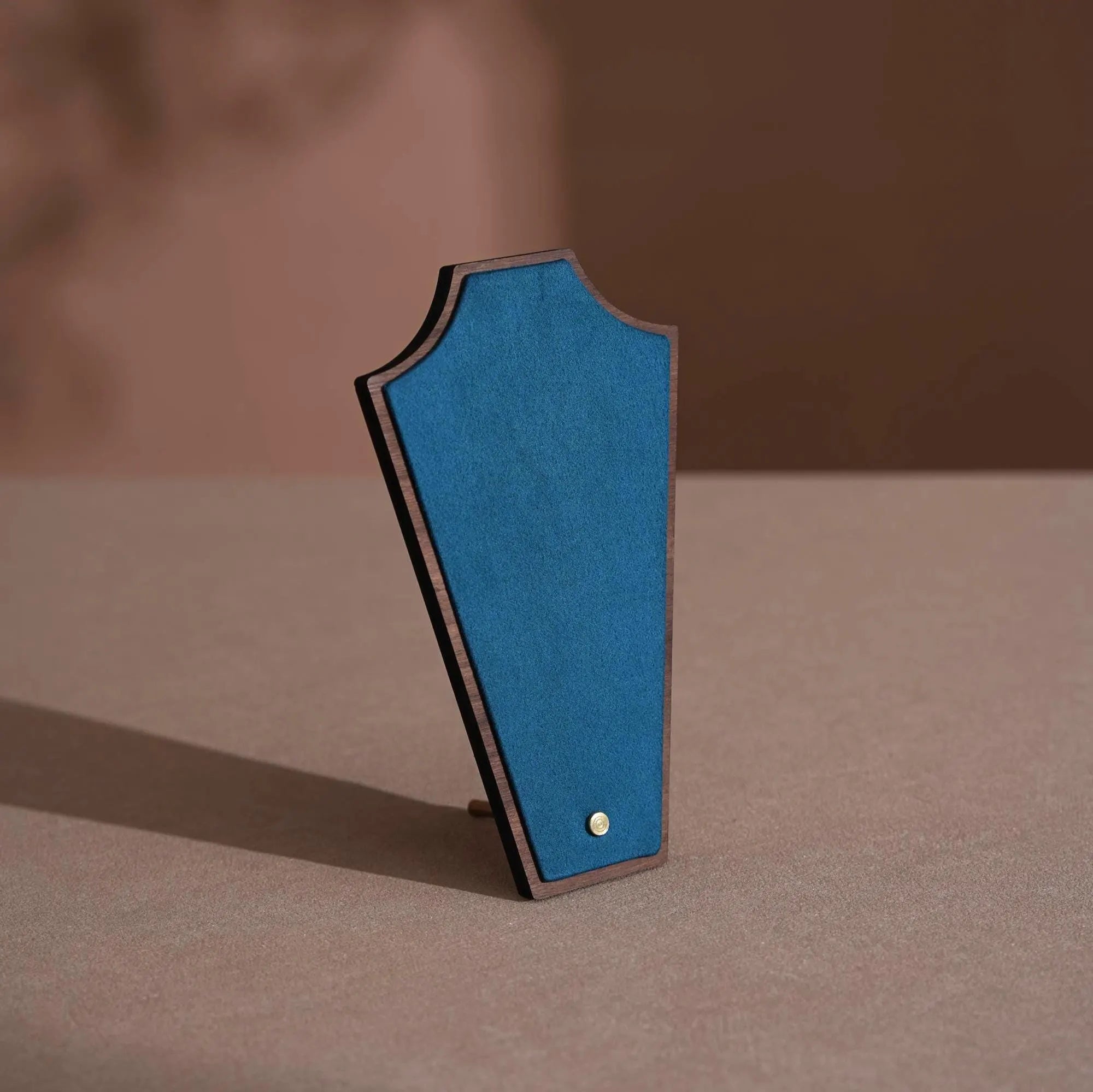 Walnut Veneer Jewelry Vendor Display Set (7-Piece) | 12 Colors