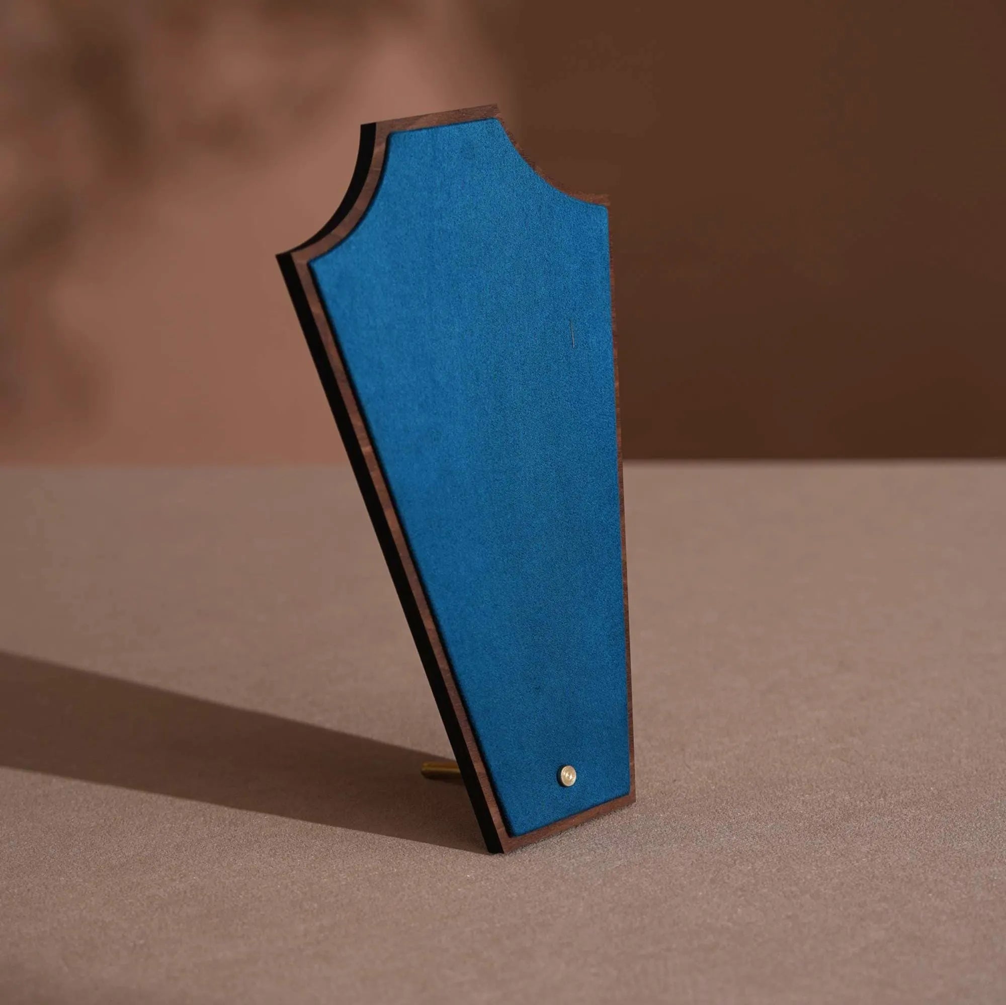 Walnut Veneer Jewelry Vendor Display Set (7-Piece) | 12 Colors