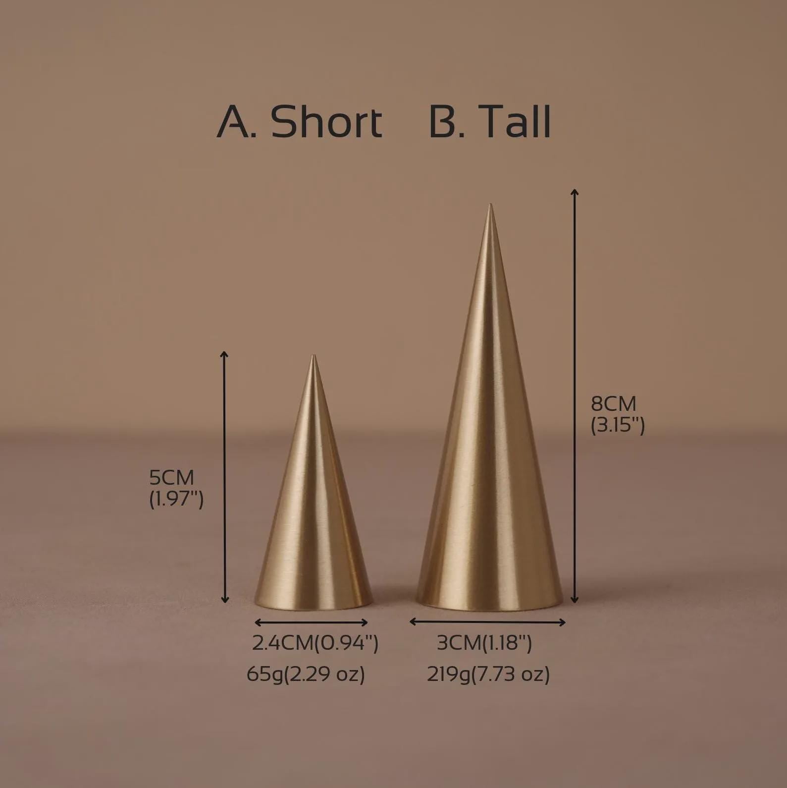 Brass Ring Cone Holder