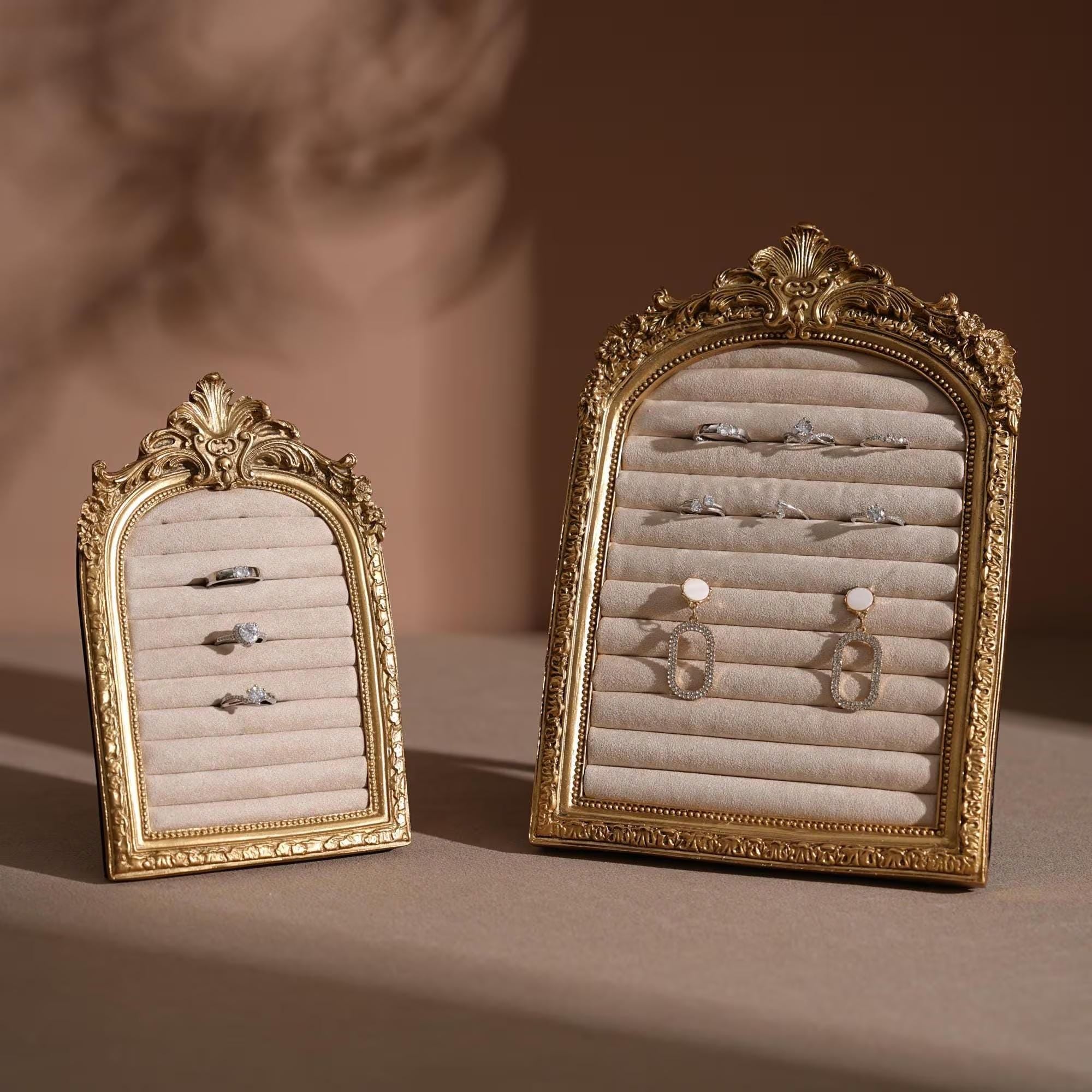 Rococo 3-Way Jewelry Display Frame | Tabletop Stand & Wall-Mount