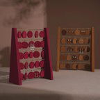 Minimalist Wood Earring Stand - Artisan Jewelry Organizer