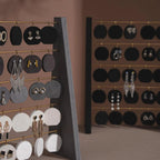 Minimalist Wood Earring Stand - Artisan Jewelry Organizer