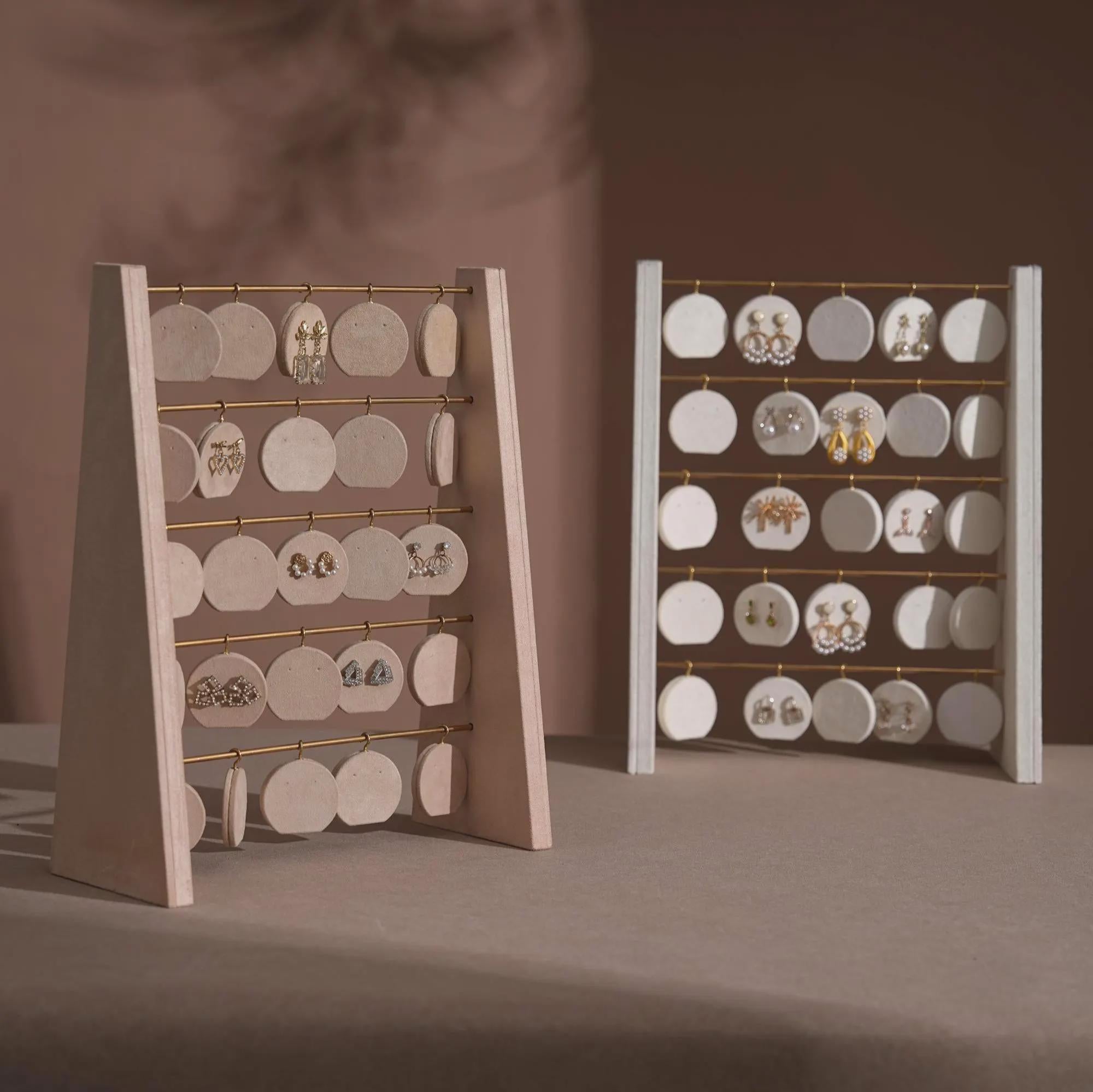 Minimalist Wood Earring Stand - Artisan Jewelry Organizer