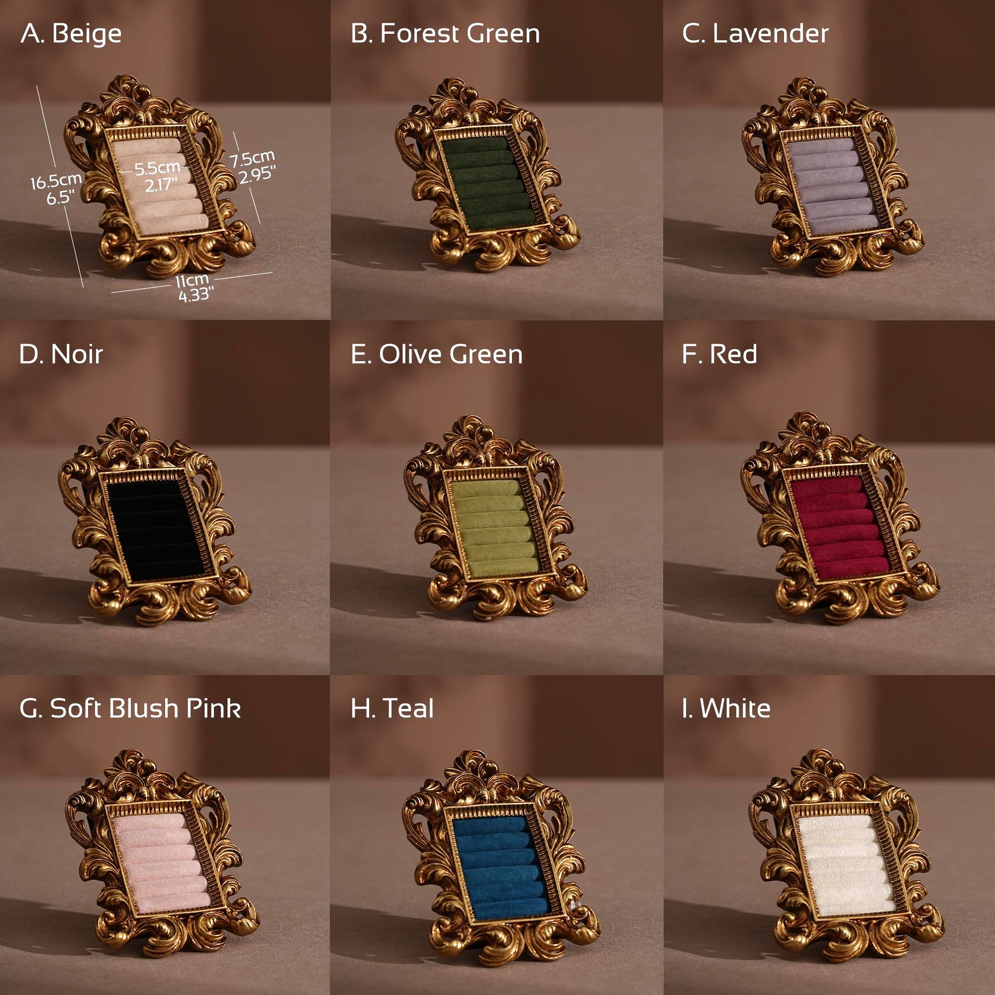 Gold Rococo Jewelry Frame