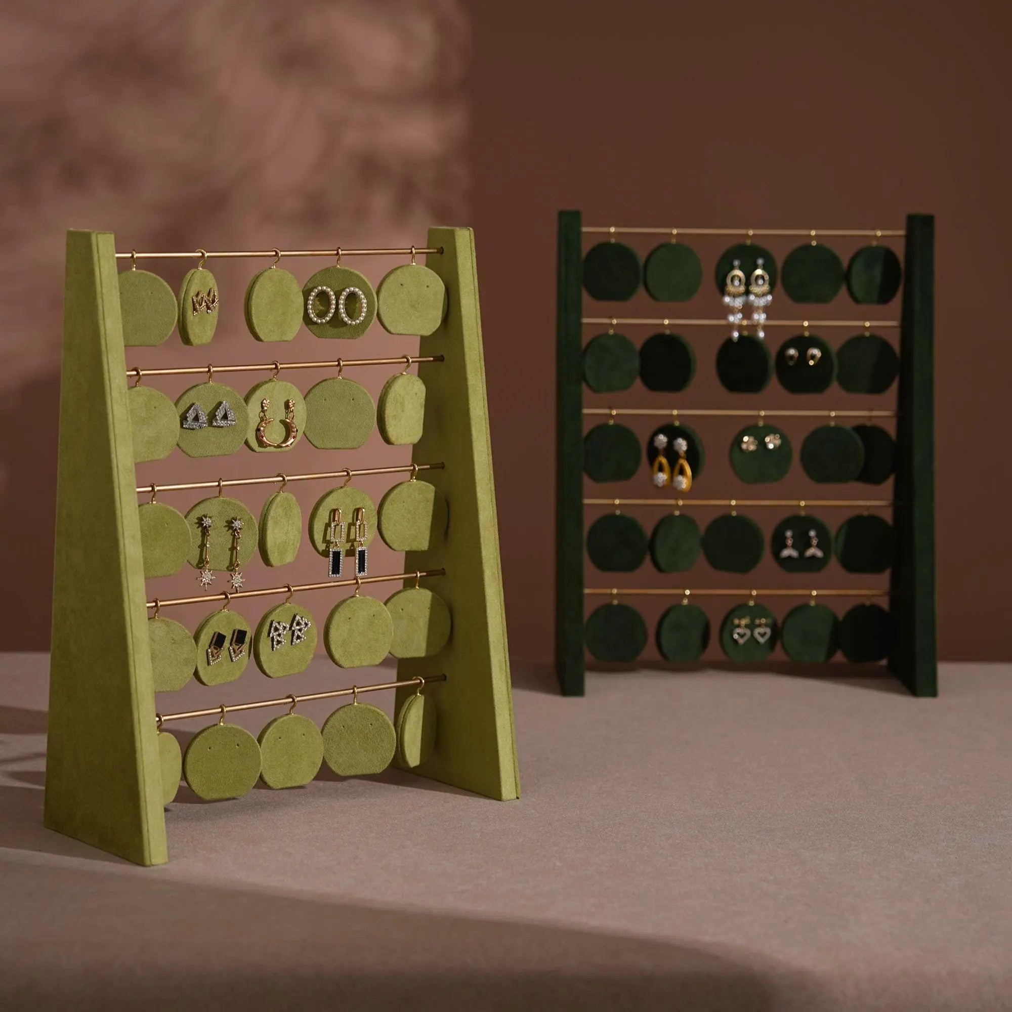 Minimalist Wood Earring Stand - Artisan Jewelry Organizer