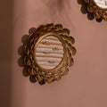 Gold Floral Ring and Earring Organizer