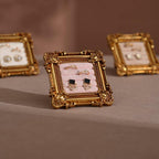 Rococo Square Jewelry Holder for Rings and Earrings