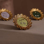 Gold Floral Ring and Earring Organizer