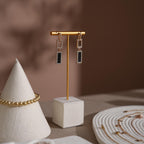 Elegant White Vegan Suede Jewelry Dish & Tray Set | 17-Piece Boutique Display