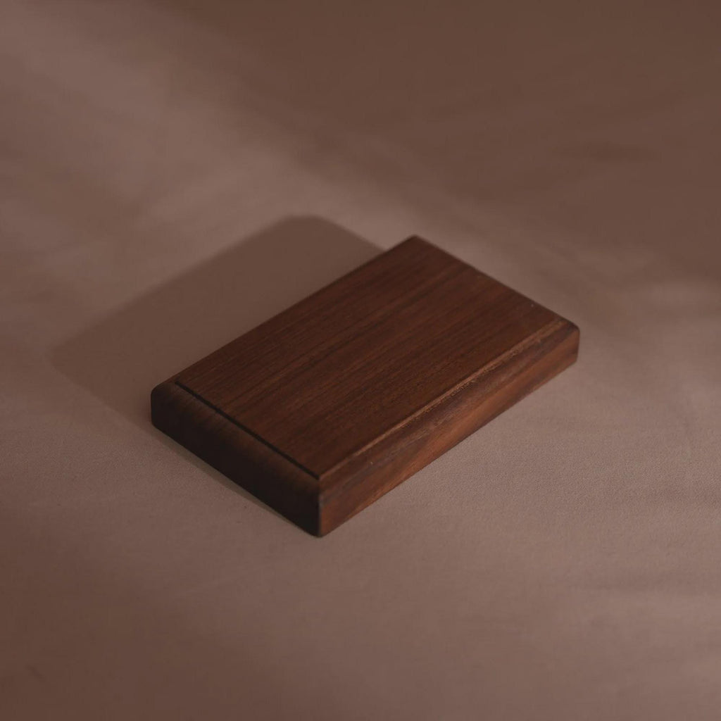 Minimalist Walnut Jewelry Display Dishes