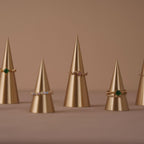 Brass Ring Cone Holder