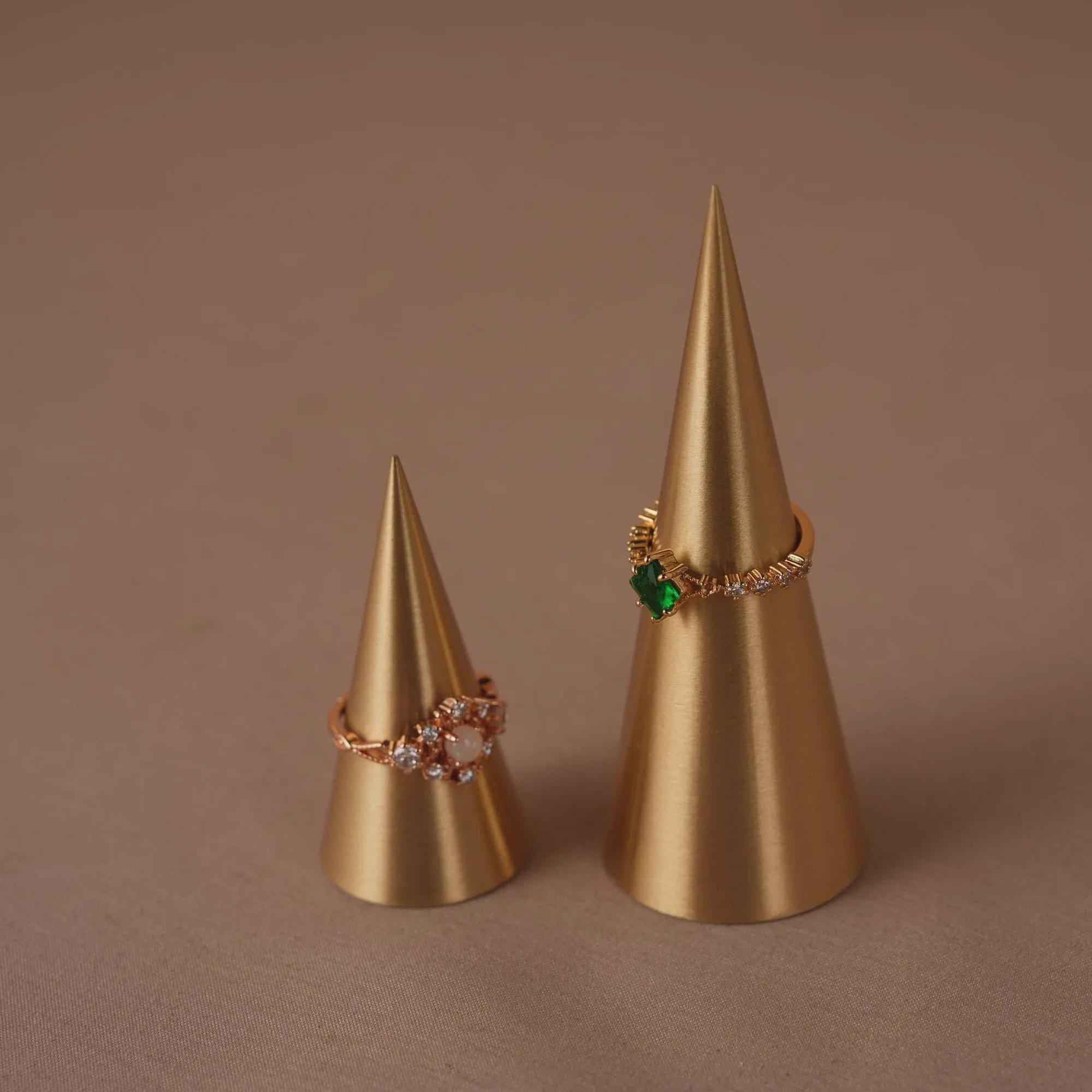 Brass Ring Cone Holder