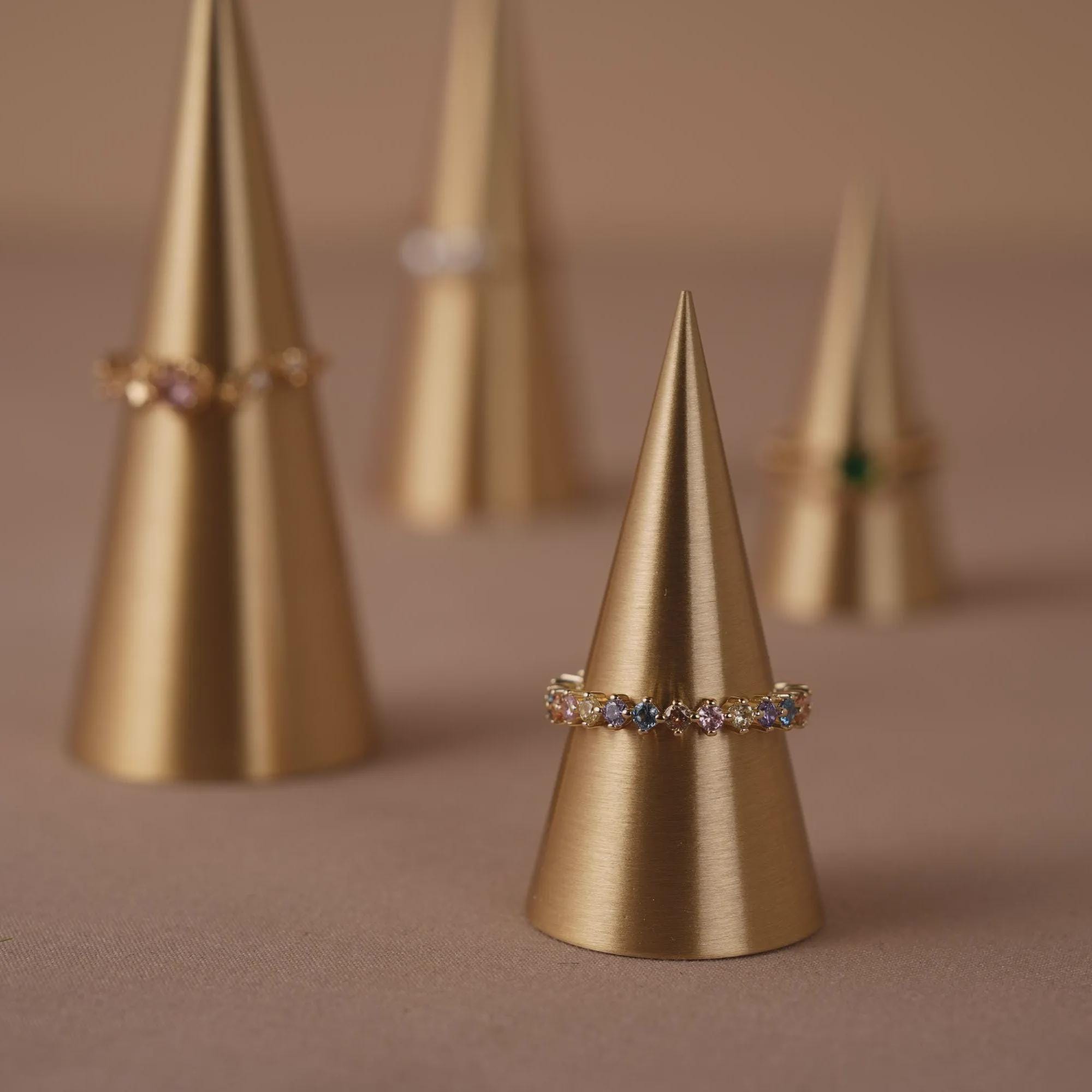 Brass Ring Cone Holder