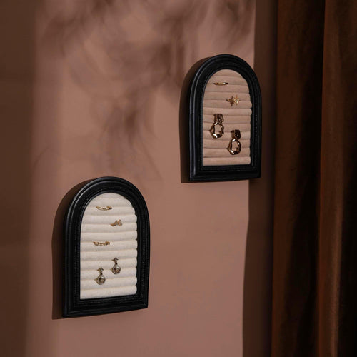 Black Arch Ring and Earring Display Stand