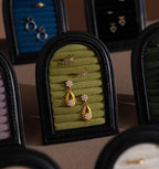 Black Arch Ring and Earring Display Stand