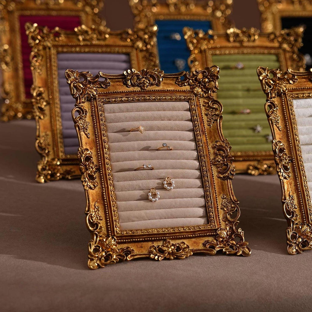 Rococo Style Ornate Gold Jewelry Display Stand