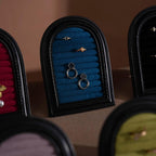 Black Arch Ring and Earring Display Stand