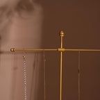 Gold Metal Jewelry Display Stand Set | Necklace, Bracelet & Earring Holders for Craft Fairs