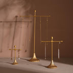 Gold Metal Jewelry Display Stand Set | Necklace, Bracelet & Earring Holders for Craft Fairs