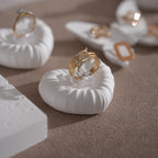 Ultra White Plaster 10-Piece Jewelry Display Set