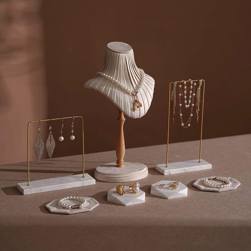 Boutique Jewelry Display Set for Necklaces, Earrings & Bracelets