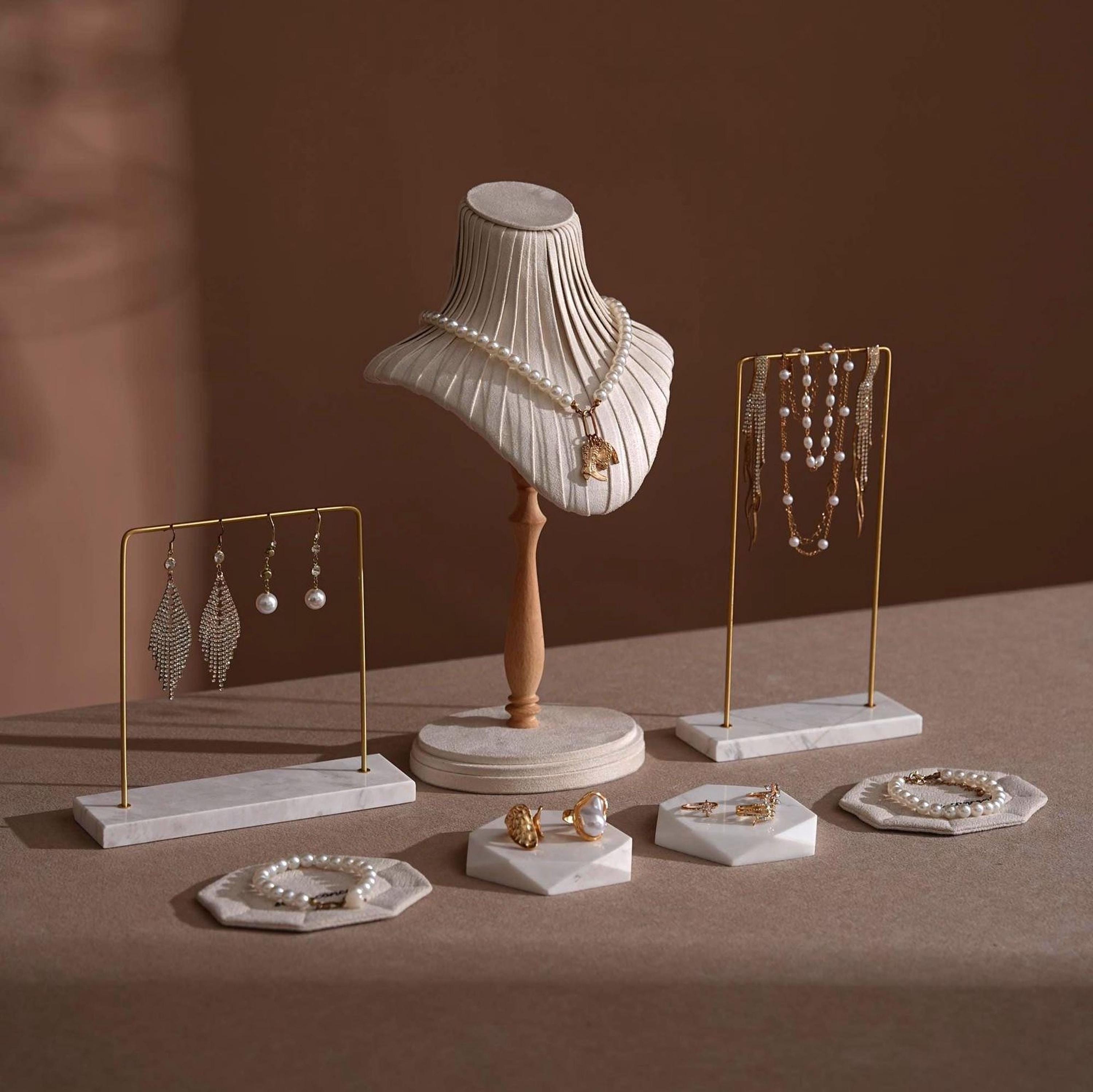 Boutique Jewelry Display Set for Necklaces, Earrings & Bracelets