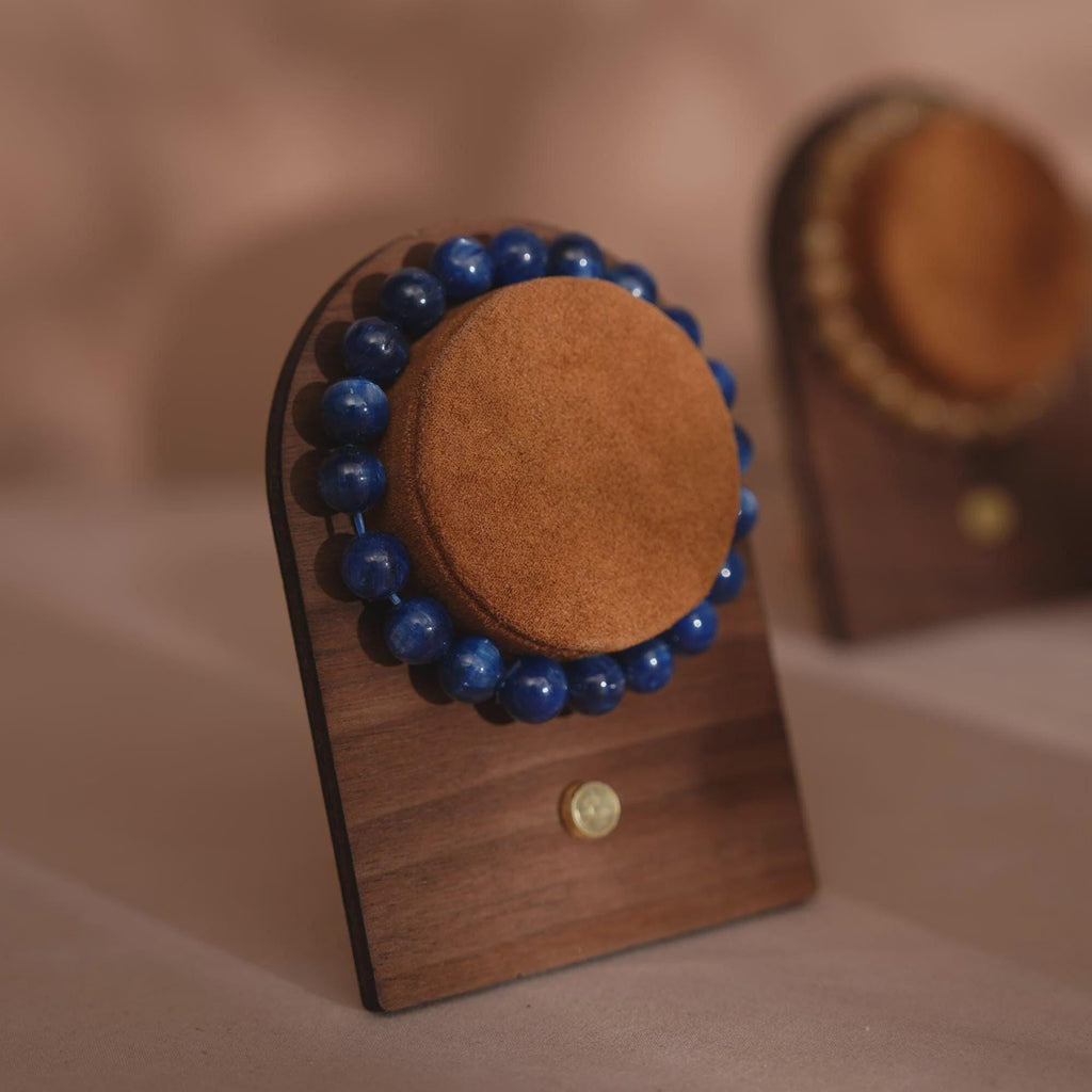 Wooden Bracelet Display Stand for Boutique Jewelry Photography