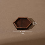 Walnut Veneer Jewelry Display Set: Portable Booth Organizer