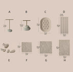 Plaster Jewelry Display Set for Craft Fairs