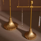Gold Metal Jewelry Display Stand Set | Necklace, Bracelet & Earring Holders for Craft Fairs