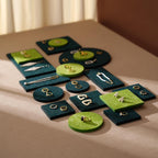 Green Felt Jewelry Display Set: 17-Piece Booth Kit
