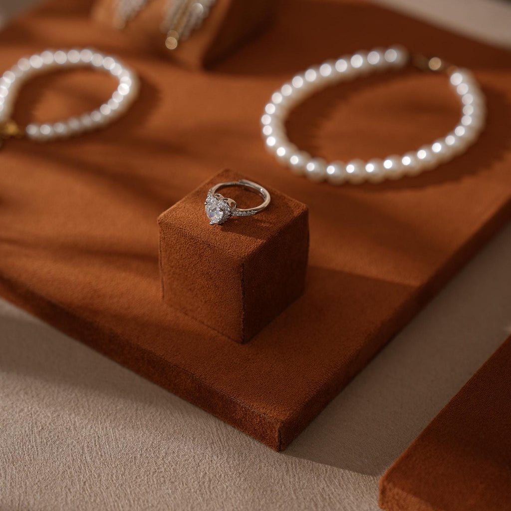 Caramel/Beige Jewelry Display Set for Markets, Booths & Boutiques