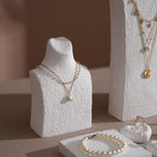 Ultra White Plaster 10-Piece Jewelry Display Set