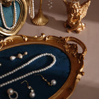 Gold Jewelry Display Set: Stands, Trays & Hangers