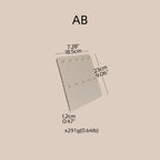 Atelier Jewelry Display Set for Boutique & Product Photography — Ring Holder, Necklace Stand & Riser Kit, Cream White
