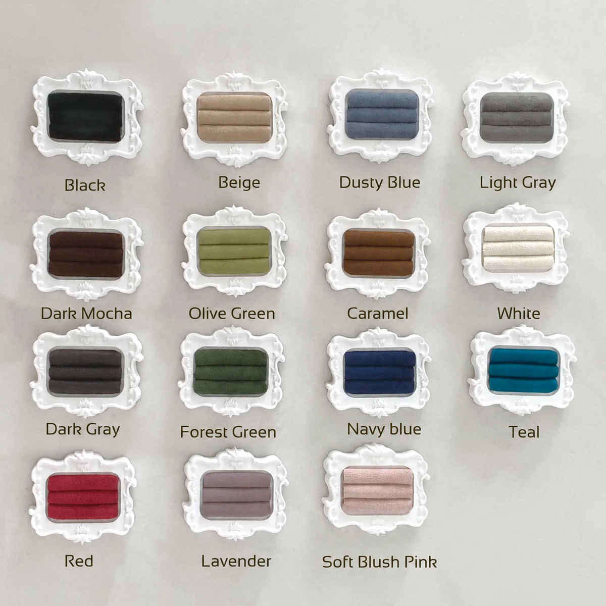 DIY Ring Display Frame Kit, Vegan Suede Roll Inserts for Jewelry Holder, Replacement Foam Rolls to Repair or Make Your Own Tray, 4 Sizes