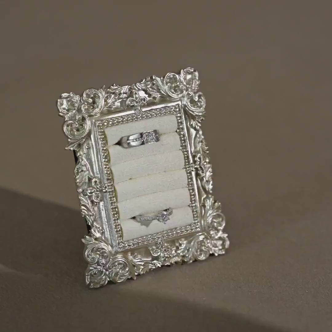 Rococo Silver Flat Lay Prop