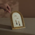 Gold Arch Jewelry Stand | Necklace Display for Retail & Product Photography