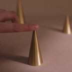 Brass Ring Cone Holder