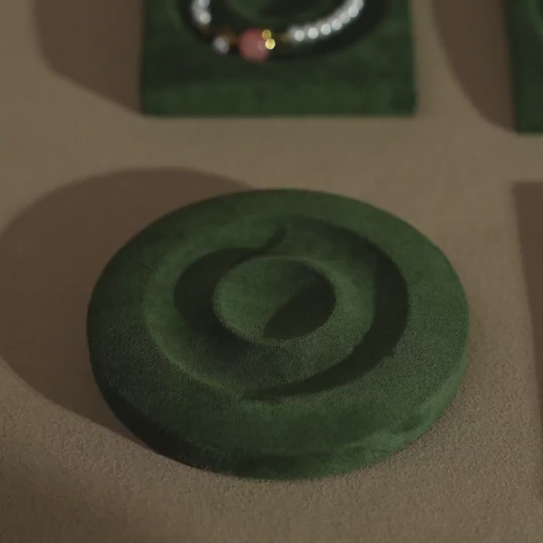 Minimalist Suede Jewelry Trays