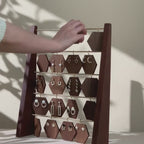 Walnut Earring Display Stand
