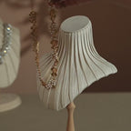 Suede Necklace Bust Stand