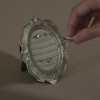 Silver Rococo Engagement Ring Stand